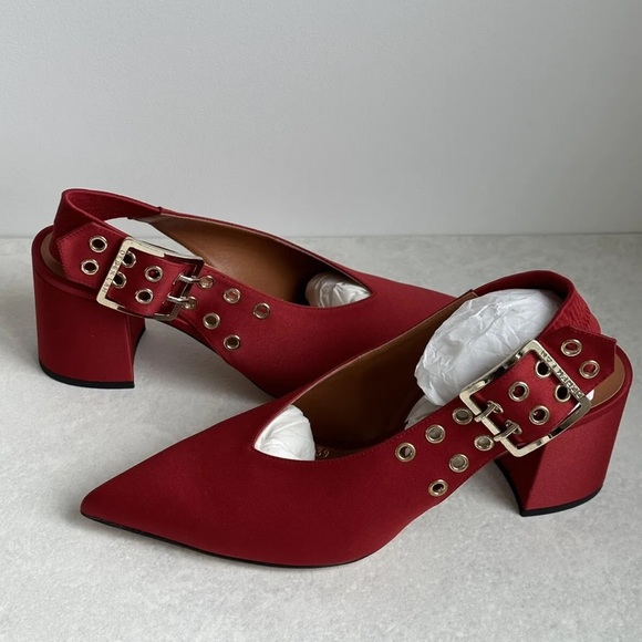 DEREK LAM- Debbie H. Slingback Block Heel RARE! - Picture 2 of 7